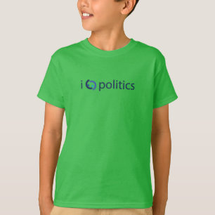 Camiseta Mim política do coração (talvez demasiada)