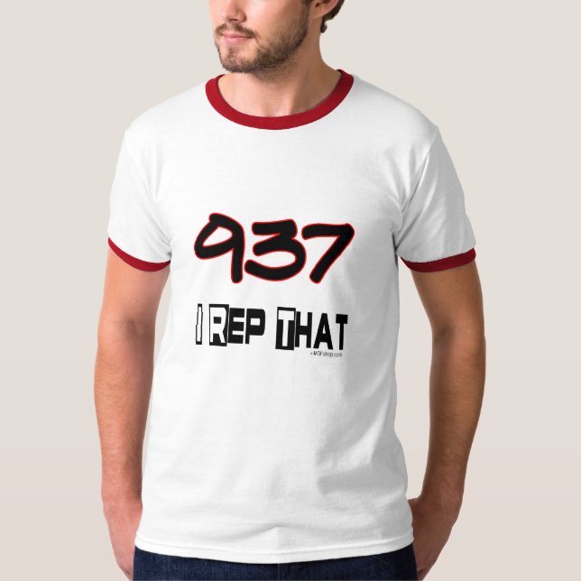 Camiseta Mim representante esse código de área 937 (Frente)