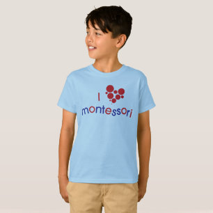 Camiseta Mim T da juventude de <3 Montessori