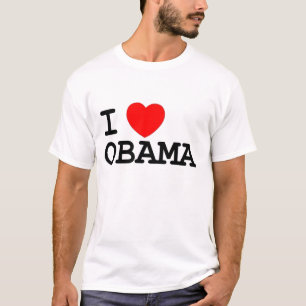 Camiseta Mim T de Obama do coração