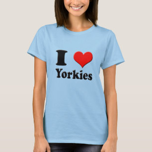 Camiseta Mim T de Yorkies do coração