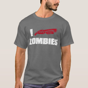 Camiseta mim zombis da espingarda