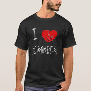 Camiseta mim ZOMBIS do CORAÇÃO