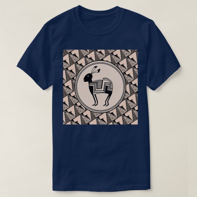 Camiseta Mimbres Pattern (Frente do Design)