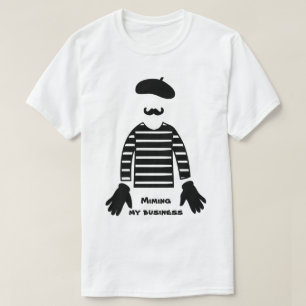 Camiseta Mime Pantomime Mimetizando Minha Empresa