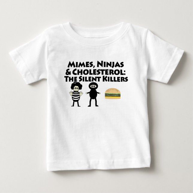 Camiseta Mimes, Nijas & colesterol (Frente)