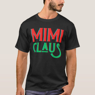 Camiseta Mimi Claus a coincidir com o Natal feio da família