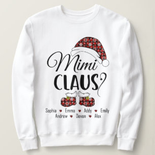Camiseta Mimi Claus Gift Para O Natal