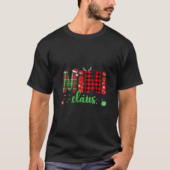 Camiseta Mimi Claus Mimi Vovó Natal Mimi Vovó Xma (Frente)
