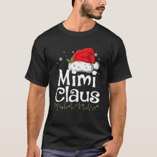 Camiseta Mimi Claus Natal Família Pajama Matando Xmas