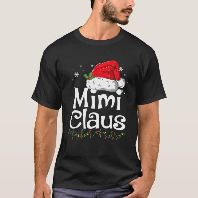 Camiseta Mimi Claus Natal Família Pajama Matando Xmas (Frente)