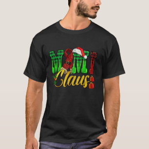 Camiseta Mimi Claus Natal Papai Noel Coincando Famílias Buf