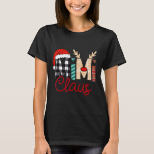 Camiseta Mimi Claus Reindeer Christmas