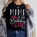 Camiseta Mimi da família de namorados da garota de aniversá<br><div class="desc">Mimi da família personalizada de aniversariante combinando camisas personalizadas de esquadrão de aniversário é perfeito para sua próxima festa de aniversário para sua garotinha! Estas camisas únicas e na moda fazem com que todos se sintam especiais. Cada camisa é feita com um tecido macio e confortável e apresenta um design...</div>