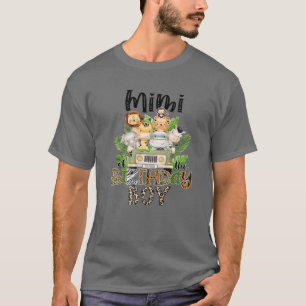 Camiseta Mimi Da Família Selva Zoo Safari, Garoto De Aniver