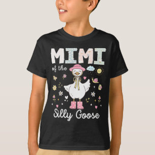 Camiseta Mimi da gansa boba menina de 1 ano de idade famíli