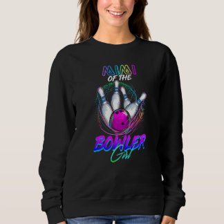 Camiseta Mimi Da Garota Bowler Correspondendo À Boliche Da 