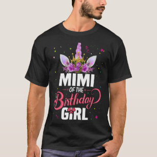 Camiseta Mimi Da Garota De Aniversário A Princesa Correspon