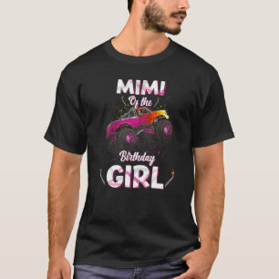 Camiseta Mimi Da Rapariga De Aniversário "Monster Truck" Mu