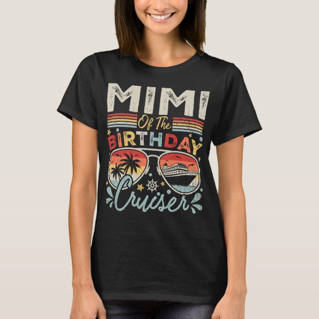Camiseta Mimi das Mulheres de Cruzeiro de Aniversário (Frente)