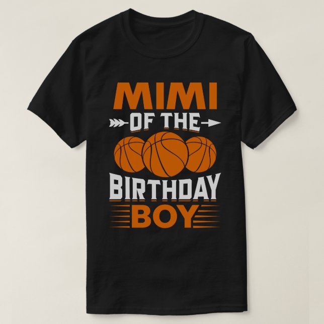 Camiseta MIMI, De Bola De Aniversário (Frente do Design)