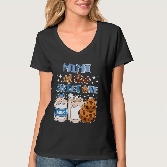 Camiseta Mimi de Sweet One Cookies e Leite Festa de 1º Aniv (Frente)