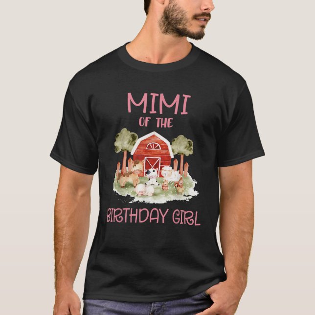Camiseta Mimi do Aniversário para Fazenda (Frente)