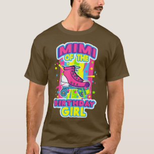 Camiseta Mimi do Aniversário Rapariga Skates Bday Skati