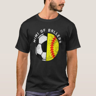 Camiseta Mimi Do Ballers Engraçado Soccer Softball Mimi