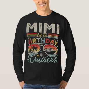 Camiseta Mimi do Birthday Cruiser Vacation Men LS