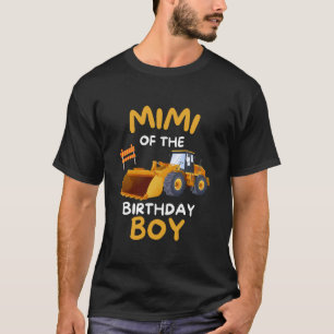 Camiseta MIMI do condutor de caminhões de construção do "Bi