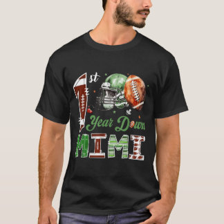 Camiseta Mimi do menino de 1 ano de futebol aniversário de 