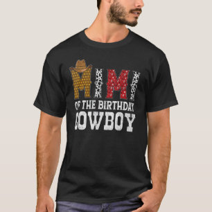 Camiseta Mimi do Rodeio de Cowboy de Aniversário Festa Infa