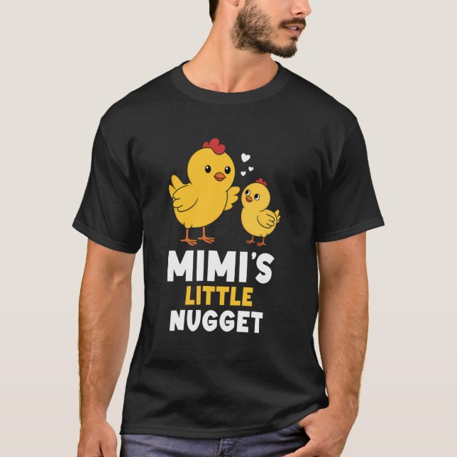 Camiseta Mimi engraçada e frango Nugget Mimiu2019s neta (Frente)