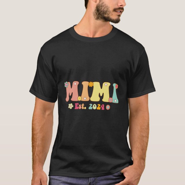 Camiseta Mimi Est 2024 Mimi Para Ser Nova Gravidez Mimi (Frente)