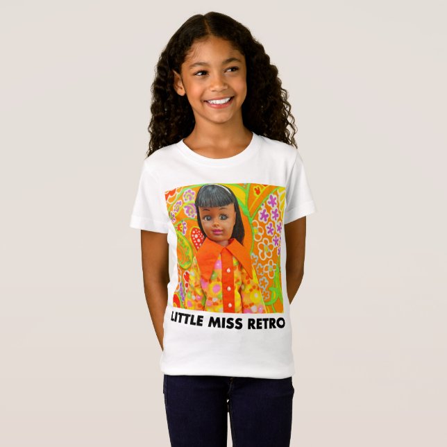 Camiseta Mimi Flor de Poder e Laranja Multi Paisley (Frente Completa)