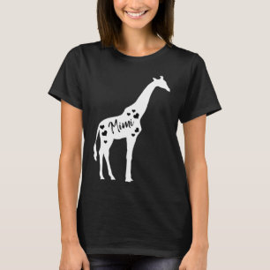 Camiseta Mimi Giraffe Avós Dia Safari Zoo Avô