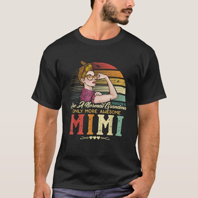 Camiseta Mimi Goa vovó normal só mais mulheres incríveis (Frente)