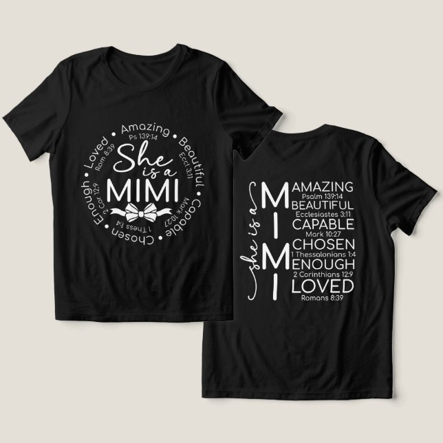 Camiseta Mimi Inspiradora (Design Frente e Verso)