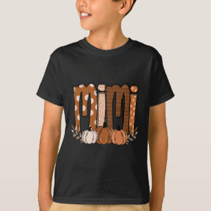 Camiseta Mimi Pumpkin Halloween Ação de Graças Vovó Caiu L