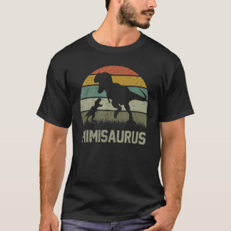 Camiseta Mimi Saurus Rex Dinossauro Mimisaurus Família Corr