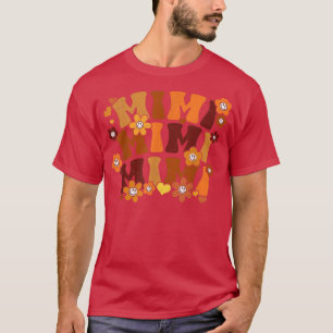 Camiseta Mimi Vintage Daisy Flower Women Cai Engraçada Graç
