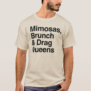 Camiseta Mimosas Brunch e Filas de Arrasto