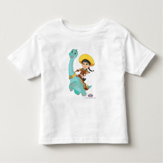 Camiseta Min & Clover | Cowgirl Feliz & Brontosaurus Ride