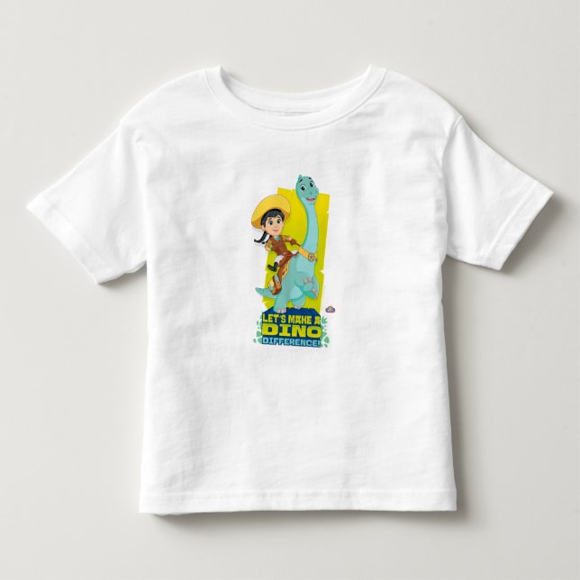Camiseta Min & Clover | Fazendo uma Diferença Dino (Frente)