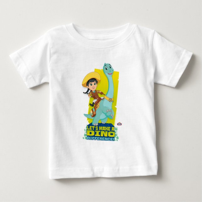 Camiseta Min & Clover | Fazendo uma Diferença Dino (Frente)