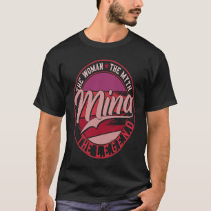 Camiseta Mina, a Senhora do Mito, a Lenda