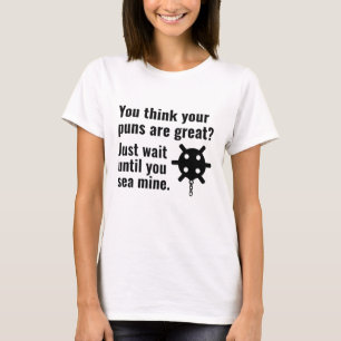 Camiseta Mina Marinha de Trocadilhos