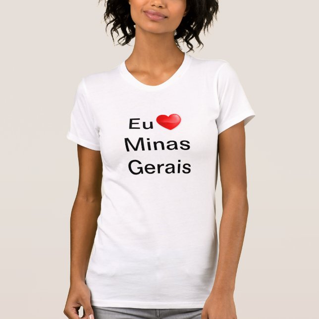 Camiseta Minas Gerais Brasil (Frente)