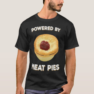 Camiseta Mince Meat Pie Powered by Meat Pies